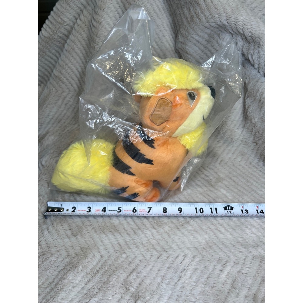 Pokemon Growlithe Plush 12 Inch Stuffed Animal Toy Orange NWT 12"